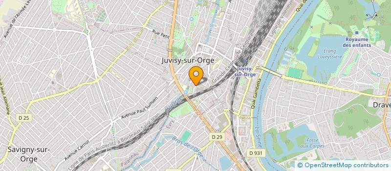 localisation de l'entreprise SCI HENRIA  JUVISY-SUR-ORGE