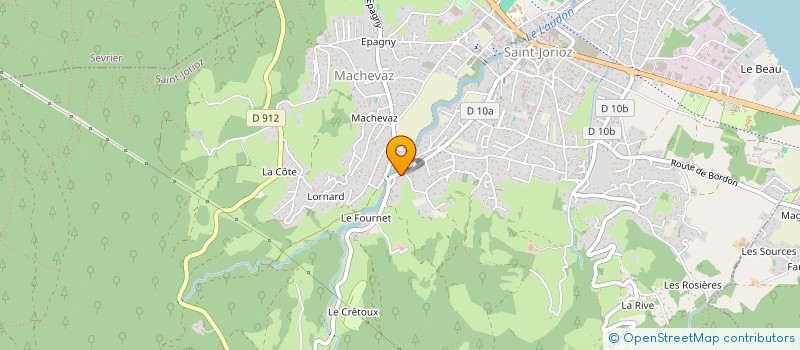 localisation de l'entreprise SCI HENRICO à SAINT-JORIOZ