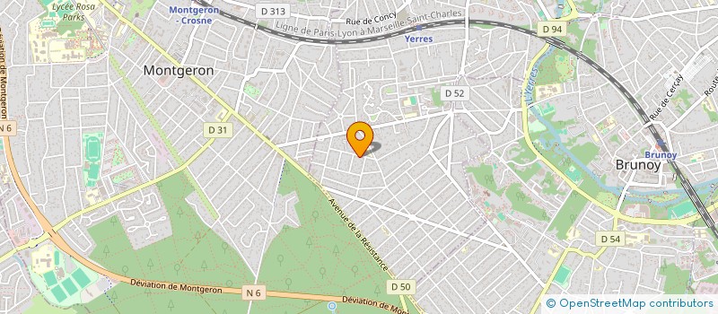 localisation de l'entreprise SCI HENRIETTE  YERRES