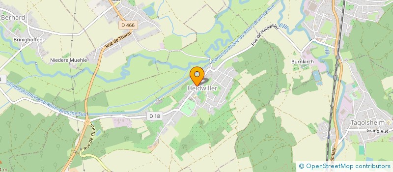 localisation de l'entreprise SCI HENRIETTE  HEIDWILLER