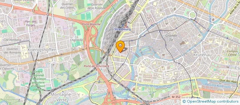 localisation de l'entreprise SCI HENRIETTE  STRASBOURG