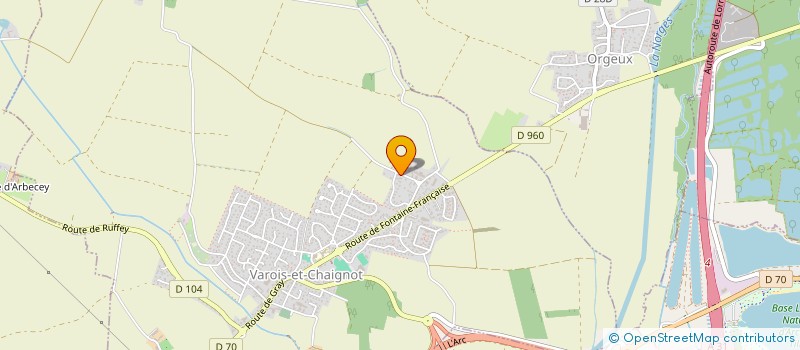 localisation de l'entreprise SCI HENRIOT  VAROIS-ET-CHAIGNOT