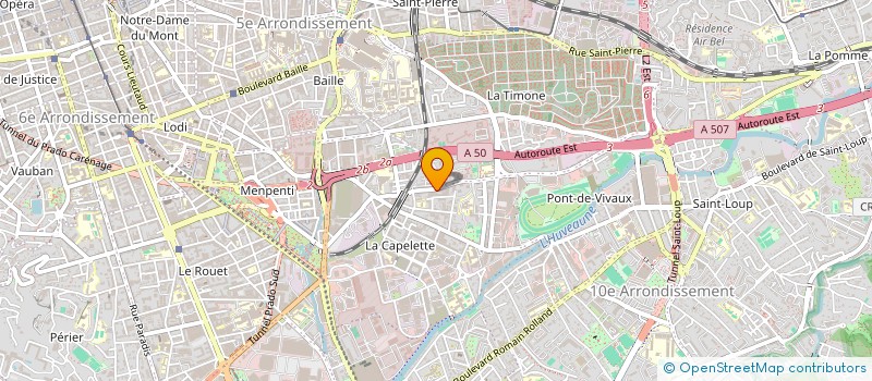localisation de l'entreprise SCI HENRIOT à MARSEILLE