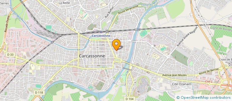localisation de l'entreprise SCI HENRIQUE à CARCASSONNE