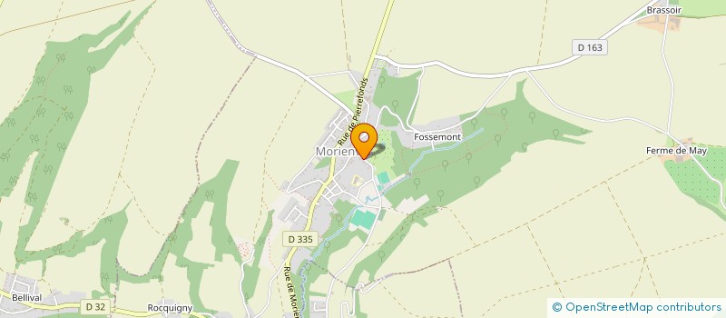 localisation de l'entreprise SCI HENRIST  MORIENVAL