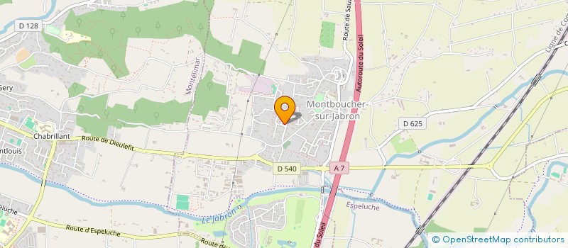 localisation de l'entreprise SCI HENROL  MONTBOUCHER-SUR-JABRON