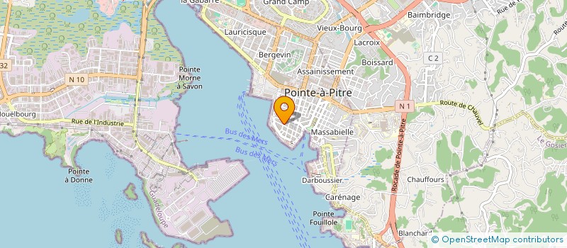 localisation de l'entreprise SCI HENRY 4-BOISNEUF à POINTE-A-PITRE