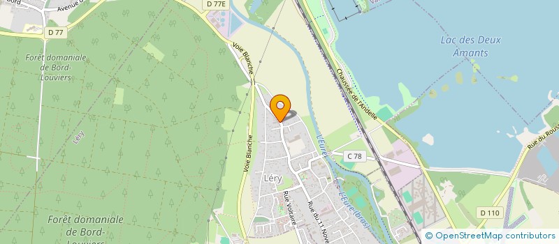 localisation de l'entreprise SCI HENRY  LERY