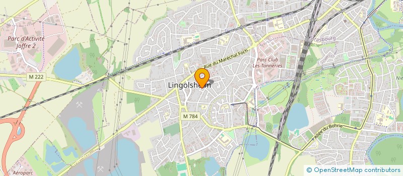 localisation de l'entreprise SCI HENRY  LINGOLSHEIM