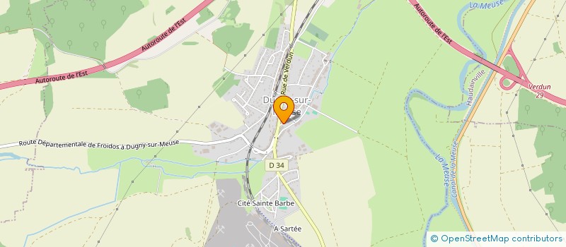 localisation de l'entreprise SCI HENRY BERNIER à DUGNY-SUR-MEUSE