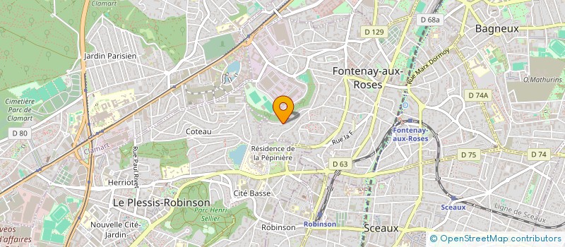 localisation de l'entreprise SCI HENRY GEKKO à FONTENAY-AUX-ROSES