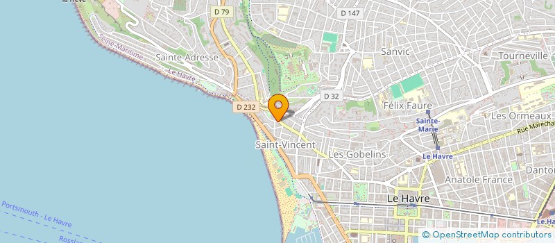 localisation de l'entreprise SCI HENRY IMMO  LE HAVRE