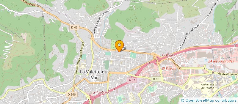localisation de l'entreprise SCI HENRY IMMOBILIER à LA VALETTE-DU-VAR
