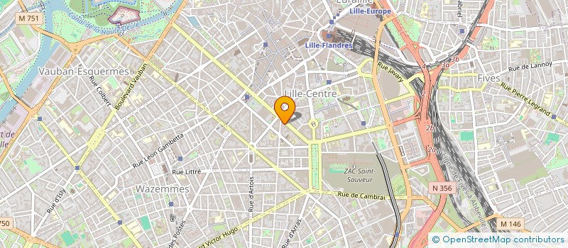 localisation de l'entreprise SCI HENRY IV à LILLE
