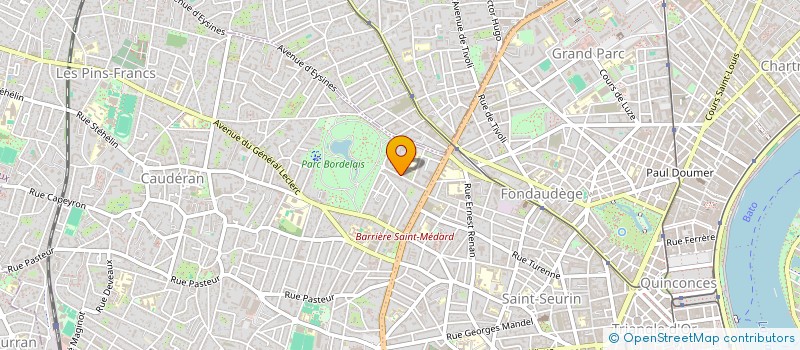 localisation de l'entreprise SCI HENRY IV DLCE  BORDEAUX