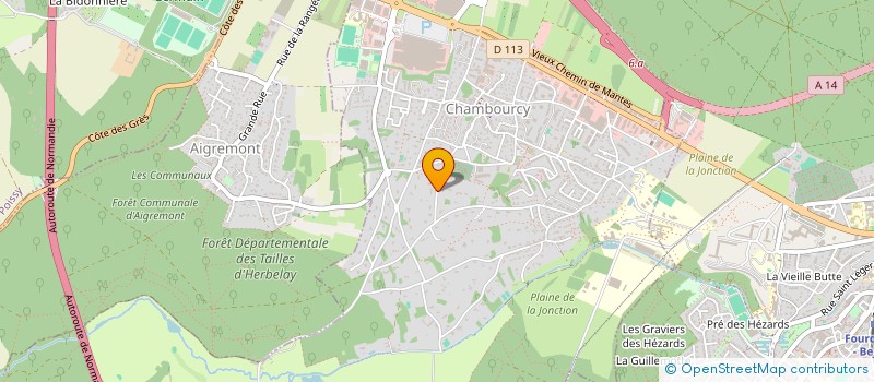 localisation de l'entreprise SCI HENRY JUNIORS  CHAMBOURCY