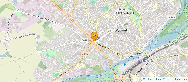 localisation de l'entreprise SCI HENRY MARTIN à SAINT-QUENTIN