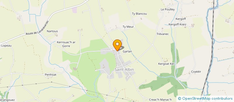 localisation de l'entreprise SCI HENT ARMOR  PLOGONNEC