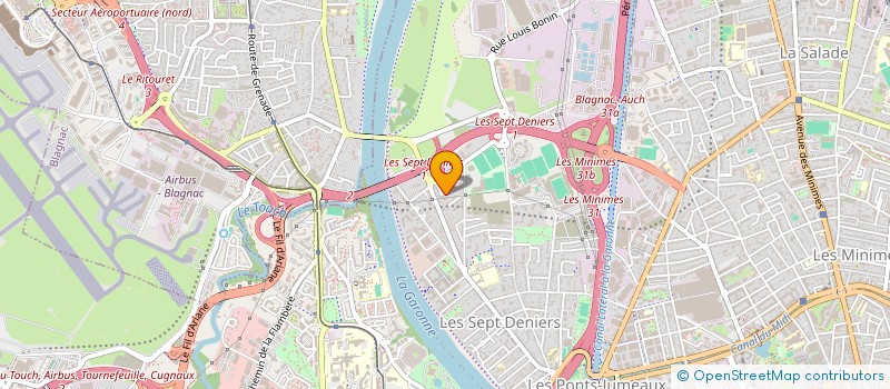 localisation de l'entreprise SCI HENVI à TOULOUSE