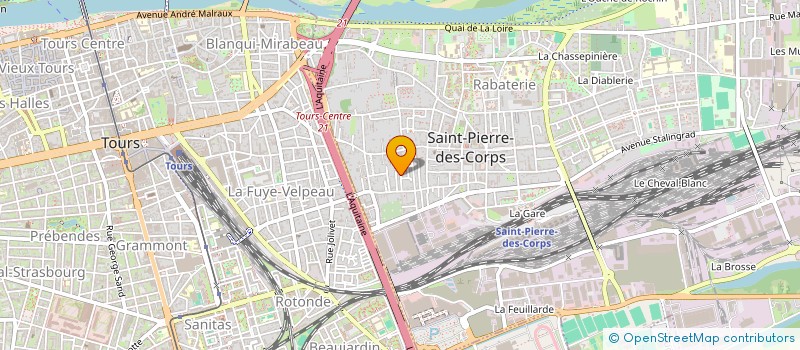 localisation de l'entreprise SCI HENWAREHOUSE  SAINT-PIERRE-DES-CORPS