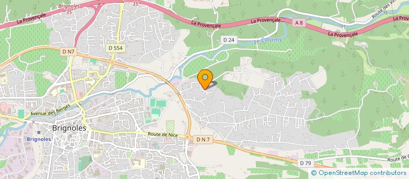 localisation de l'entreprise SCI HEOL à BRIGNOLES