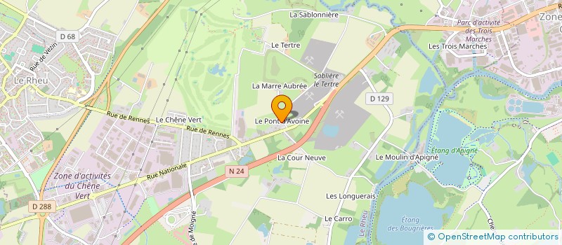 localisation de l'entreprise SCI HEOL  LE RHEU