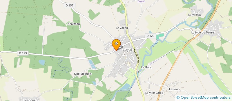 localisation de l'entreprise SCI HEOL IMMO  LOYAT