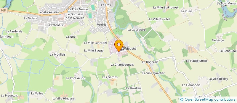 localisation de l'entreprise SCI HEOL LOAR  BEAUSSAIS-SUR-MER