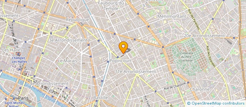 localisation de l'entreprise SCI HEOLBIS  PARIS