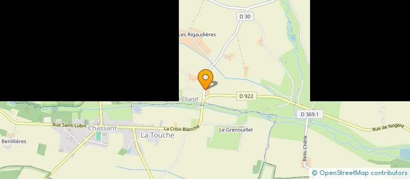 localisation de l'entreprise SCI HEOLIA à MONTIGNY LE CHARTIF