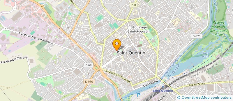localisation de l'entreprise SCI HEP à SAINT-QUENTIN