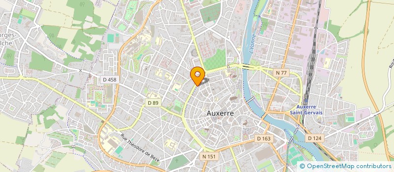 localisation de l'entreprise SCI HEP à AUXERRE
