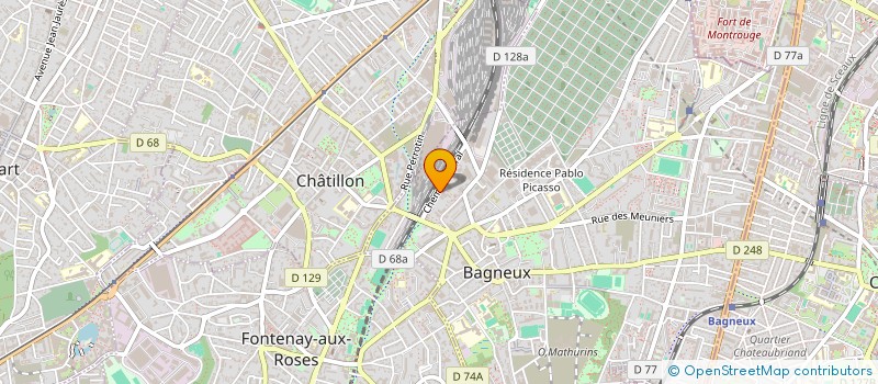 localisation de l'entreprise SCI HEPHAISTOS à ROMAINVILLE