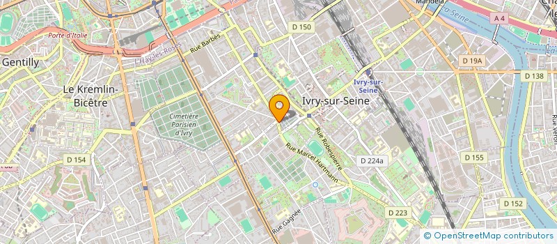 localisation de l'entreprise SCI HEPI à IVRY-SUR-SEINE