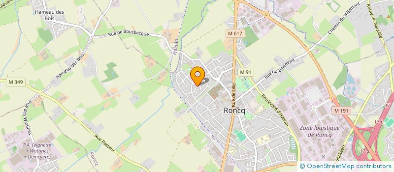 localisation de l'entreprise SCI HEPIMEDE à RONCQ