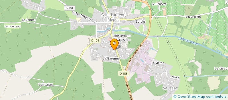 localisation de l'entreprise SCI HEPIRA  SAINT-LAURENT-MEDOC