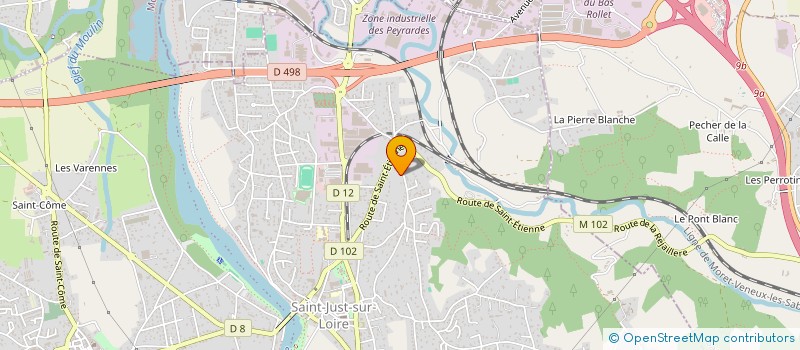 localisation de l'entreprise SCI HEPRI  SAINT-JUST-SAINT-RAMBERT