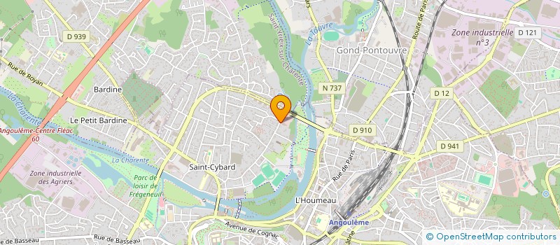 localisation de l'entreprise SCI HEPTA à ANGOULEME