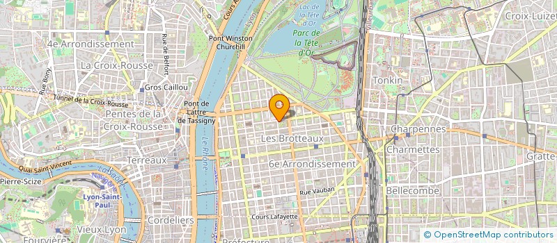 localisation de l'entreprise SCI HEPTAGONE  LYON