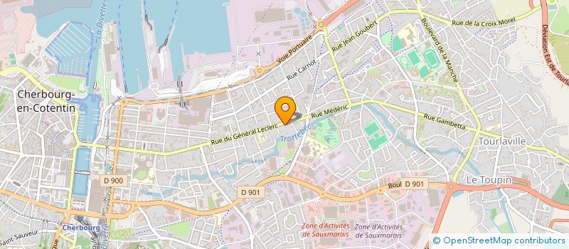 localisation de l'entreprise SCI HEPTAMERON à CHERBOURG-EN-COTENTIN