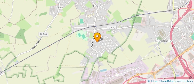 localisation de l'entreprise SCI HER IMMO  HERIN