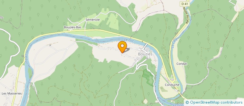 localisation de l'entreprise SCI HERA 46  BOUZIES