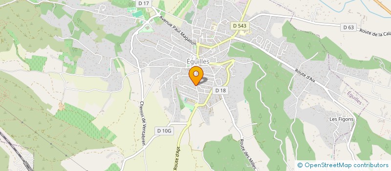 localisation de l'entreprise SCI HERA  EGUILLES