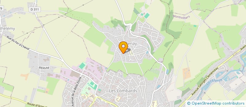 localisation de l'entreprise SCI HERA  FONTENAY