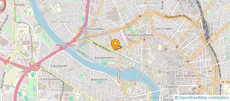 localisation de l'entreprise SCI HERACLES  TOULOUSE