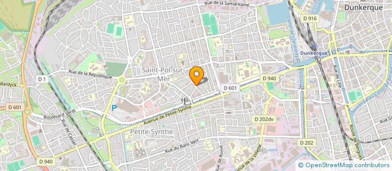 localisation de l'entreprise SCI HERACLES à DUNKERQUE