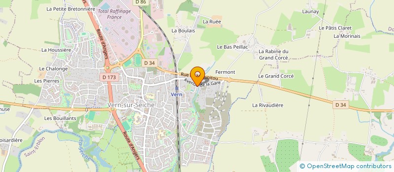 localisation de l'entreprise SCI HERAE  VERN-SUR-SEICHE