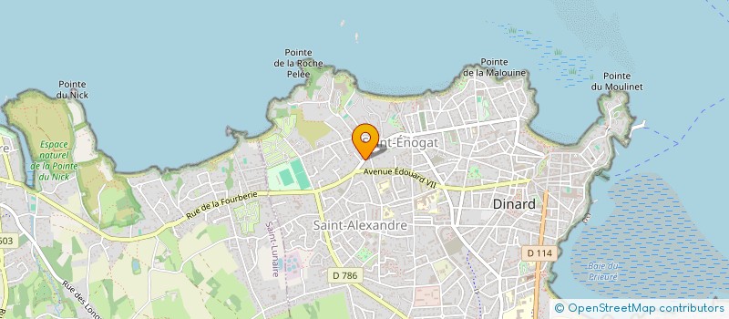 localisation de l'entreprise SCI HERALCYG  DINARD