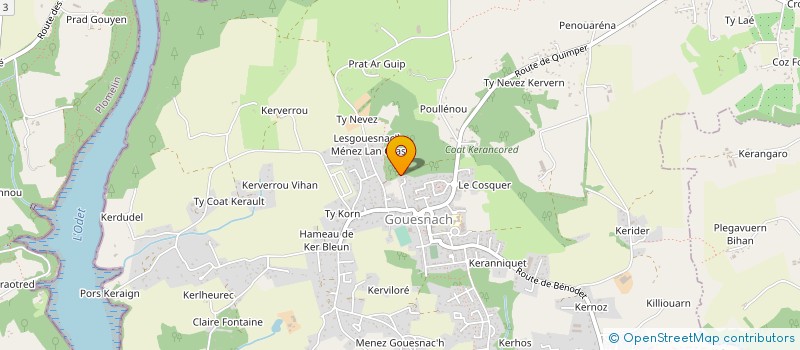 localisation de l'entreprise SCI HERALDINY  GOUESNACH