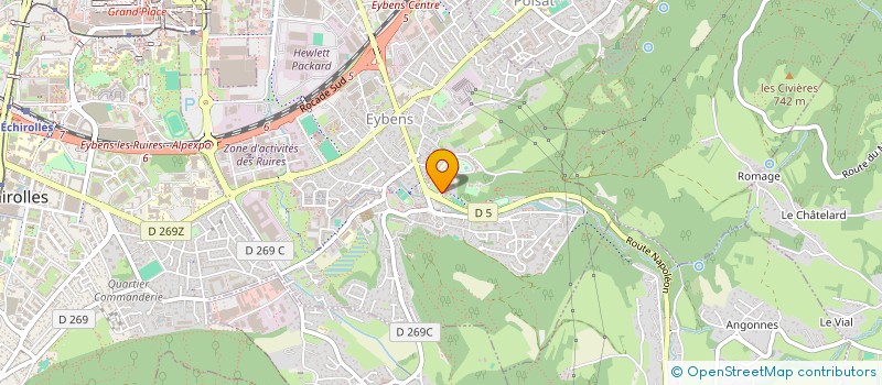 localisation de l'entreprise SCI HERAMIS  EYBENS
